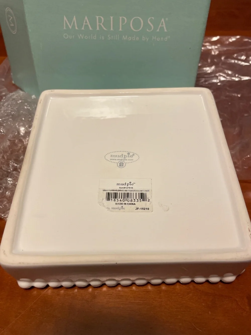 Mariposa white ceramic